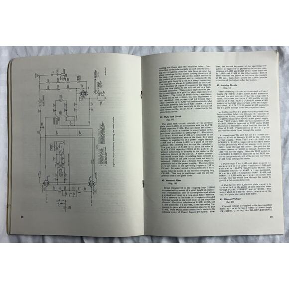 Motorola Instruction Book Radio Frequency Amplifier AM-494/GR 1953 - Manual - Picture 7 of 9
